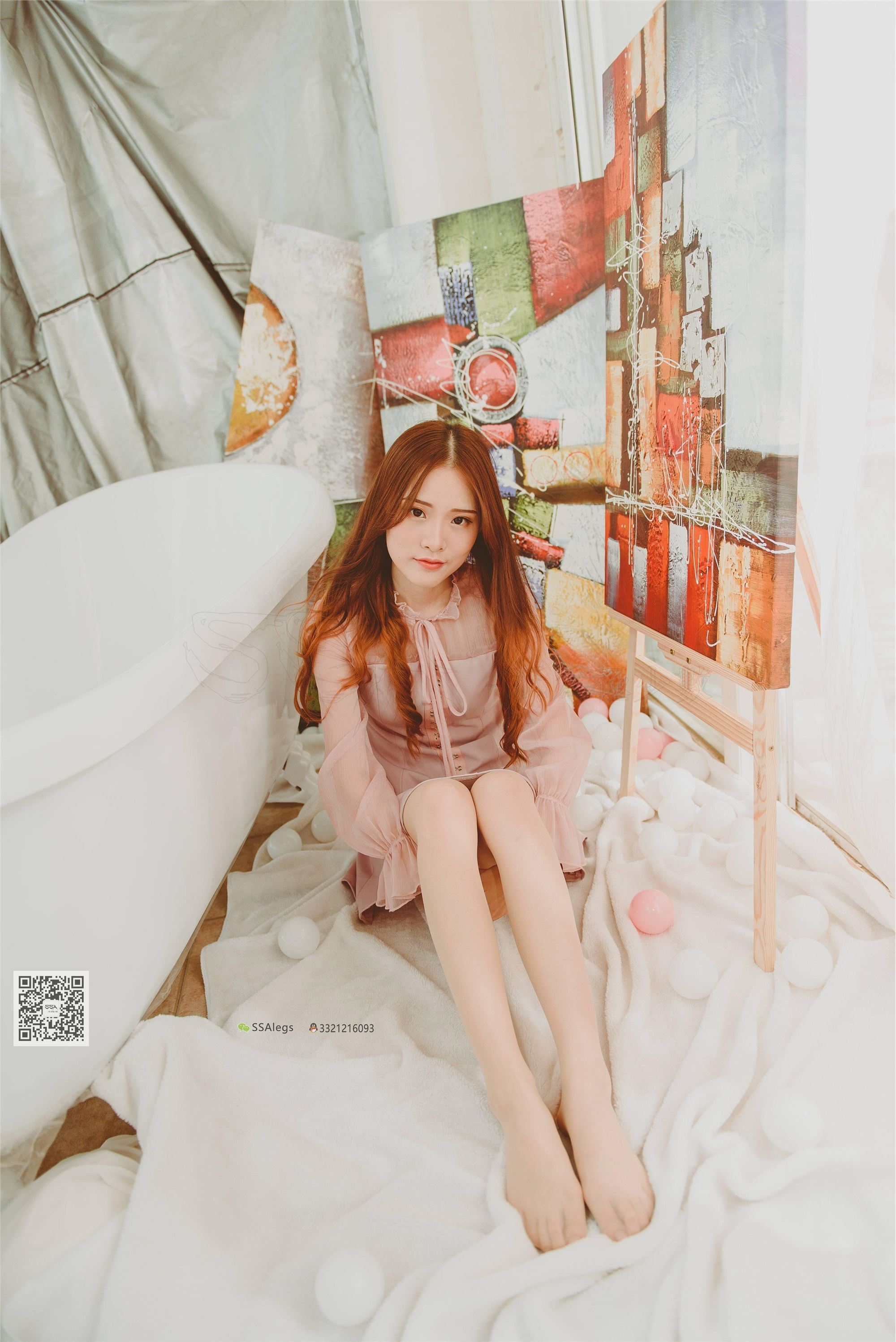 SSA丝社 NO.002 纯-琪琪丝足浴缸小清新